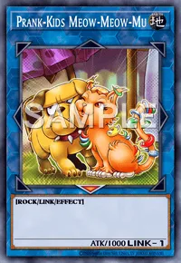 Prank-Kids Meow-Meow-Mu, Yu-Gi-Oh! card, EARTH