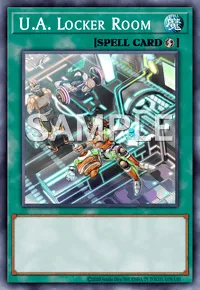 U.A. Locker Room, Yu-Gi-Oh! card, SPELL