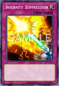 Infernity Suppression, Yu-Gi-Oh! card, TRAP