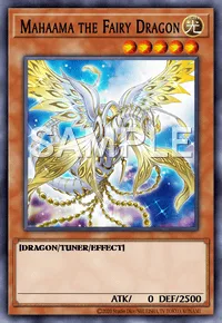 Mahaama the Fairy Dragon, Yu-Gi-Oh! card, LIGHT