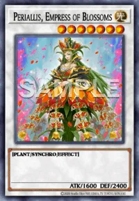 Periallis, Empress of Blossoms, Yu-Gi-Oh! card, LIGHT