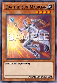 Eda the Sun Magician, Yu-Gi-Oh! card, EARTH
