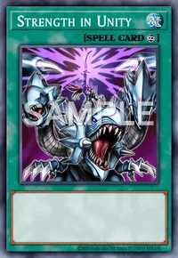 Strength in Unity, Yu-Gi-Oh! card, SPELL