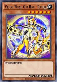 Virtual World Oto-Hime - Toutou, Yu-Gi-Oh! card, EARTH