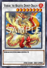 Vahram, the Magistus Divinity Dragon, Yu-Gi-Oh! card, FIRE