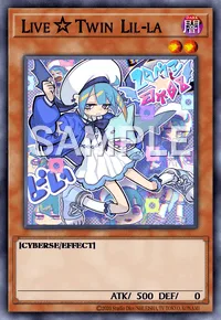 Live☆Twin Lil-la, Yu-Gi-Oh! card, DARK