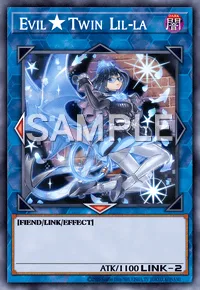 Evil★Twin Lil-la, Yu-Gi-Oh! card, DARK