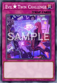 Evil★Twin Challenge, Yu-Gi-Oh! card, TRAP