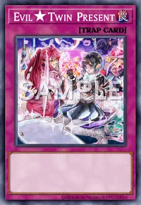 Evil★Twin Present, Yu-Gi-Oh! card, TRAP