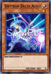 Drytron Delta Altais, Yu-Gi-Oh! card, LIGHT