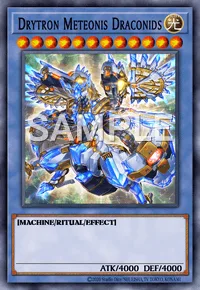 Drytron Meteonis Draconids, Yu-Gi-Oh! card, LIGHT