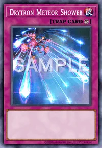 Drytron Meteor Shower, Yu-Gi-Oh! card, TRAP