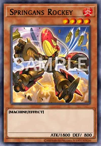 Springans Rockey, Yu-Gi-Oh! card, FIRE