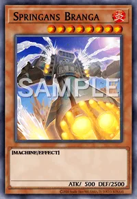 Springans Branga, Yu-Gi-Oh! card, FIRE