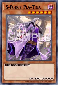 S-Force Pla-Tina, Yu-Gi-Oh! card, DARK