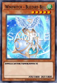 Windwitch - Blizzard Bell, Yu-Gi-Oh! card, WIND