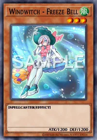 Windwitch - Freeze Bell, Yu-Gi-Oh! card, WIND