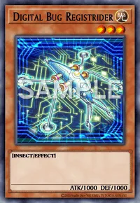 Digital Bug Registrider, Yu-Gi-Oh! card, LIGHT