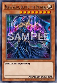 Maha Vailo, Light of the Heavens, Yu-Gi-Oh! card, LIGHT