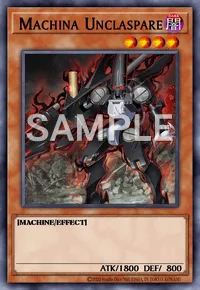 Machina Unclaspare, Yu-Gi-Oh! card, DARK