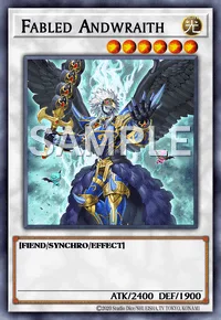 Fabled Andwraith, Yu-Gi-Oh! card, LIGHT