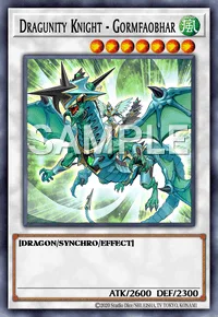 Dragunity Knight - Gormfaobhar, Yu-Gi-Oh! card, WIND
