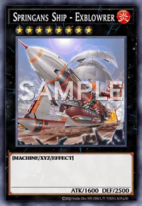 Springans Ship - Exblowrer, Yu-Gi-Oh! card, FIRE