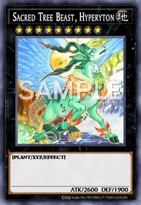Sacred Tree Beast, Hyperyton, Yu-Gi-Oh! card, EARTH