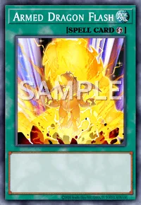 Armed Dragon Flash, Yu-Gi-Oh! card, SPELL