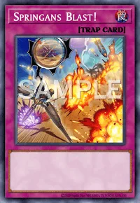 Springans Blast!, Yu-Gi-Oh! card, TRAP