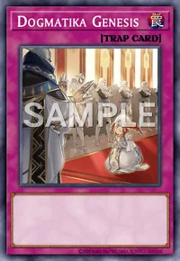 Dogmatika Genesis, Yu-Gi-Oh! card, TRAP
