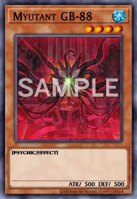 Myutant GB-88, Yu-Gi-Oh! card, WATER
