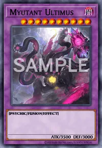 Myutant Ultimus, Yu-Gi-Oh! card, DARK