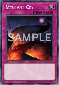 Myutant Cry, Yu-Gi-Oh! card, TRAP