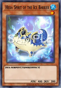 Hexa Spirit of the Ice Barrier, Yu-Gi-Oh! card, WATER