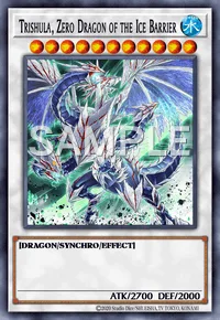 Trishula, Zero Dragon of the Ice Barrier, Yu-Gi-Oh! card, WATER