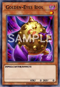 Golden-Eyes Idol, Yu-Gi-Oh! card, DARK