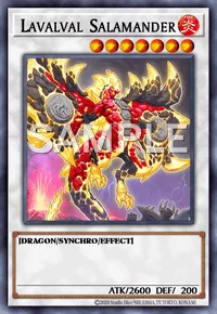 Lavalval Salamander, Yu-Gi-Oh! card, FIRE
