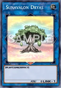 Sunavalon Dryas, Yu-Gi-Oh! card, EARTH