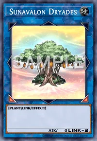 Sunavalon Dryades, Yu-Gi-Oh! card, EARTH
