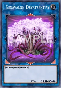 Sunavalon Dryatrentiay, Yu-Gi-Oh! card, EARTH