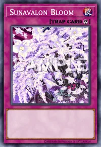 Sunavalon Bloom, Yu-Gi-Oh! card, TRAP