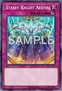 Starry Knight Arrival, Yu-Gi-Oh! card, TRAP