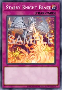 Starry Knight Blast, Yu-Gi-Oh! card, TRAP
