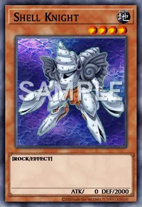 Shell Knight, Yu-Gi-Oh! card, EARTH
