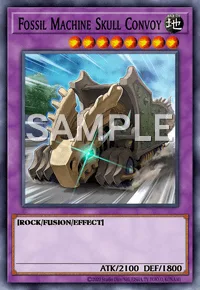 Fossil Machine Skull Convoy, Yu-Gi-Oh! card, EARTH