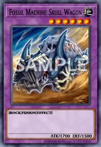 Fossil Machine Skull Wagon, Yu-Gi-Oh! card, EARTH