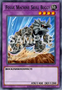 Fossil Machine Skull Buggy, Yu-Gi-Oh! card, EARTH