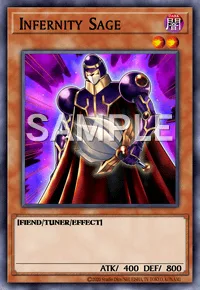 Infernity Sage, Yu-Gi-Oh! card, DARK