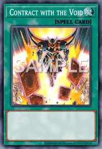 Contract with the Void, Yu-Gi-Oh! card, SPELL